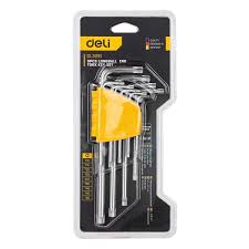 картинка Ключи DL3091 н-р TORX сверхдлинных 9шт. размеры Т10-Т50мм Deli от магазина Одежда+