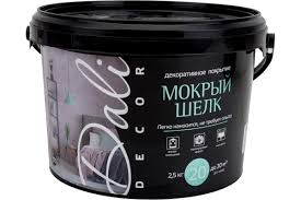 картинка DALI-DECOR декор покрытие Мокрый шёлк белый перламутр 2,5 кг от магазина Одежда+