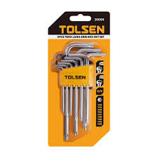 картинка Набор шестигранников 9 предметов средний TORX TOLSEN от магазина Одежда+