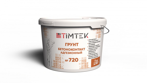 картинка Tim Tek 720 Грунт бетоноконтакт адгезиновый 7 кг от магазина Одежда+